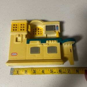 Little Tikes dollhouse Yellow Play Kitchen Toy 1990s